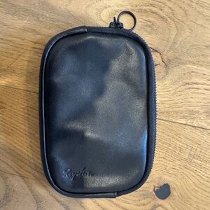 Rapha Black Leather Essentials Case